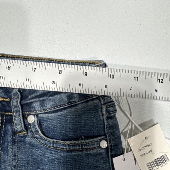 Joe's Girls The Taurus Bell Jeans High Rise Wide Leg Split Hem Size 6X Stretch - Picture 9 of 13